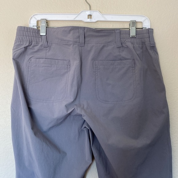 Athleta utility crop pants women’s 10 ten grey EUC - Picture 5 of 7
